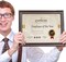 Document Diploma Picture Frames 8.5x11,Brown Wood Grain,4 Pack
